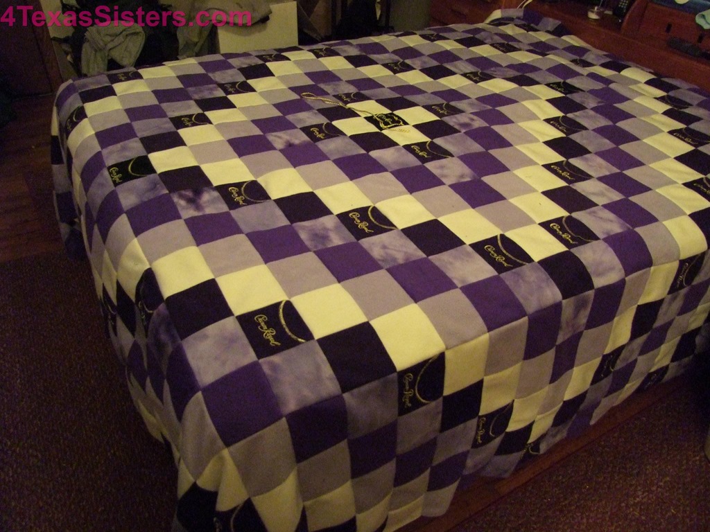 Crown Royal Quilt 4 Texas Sisters